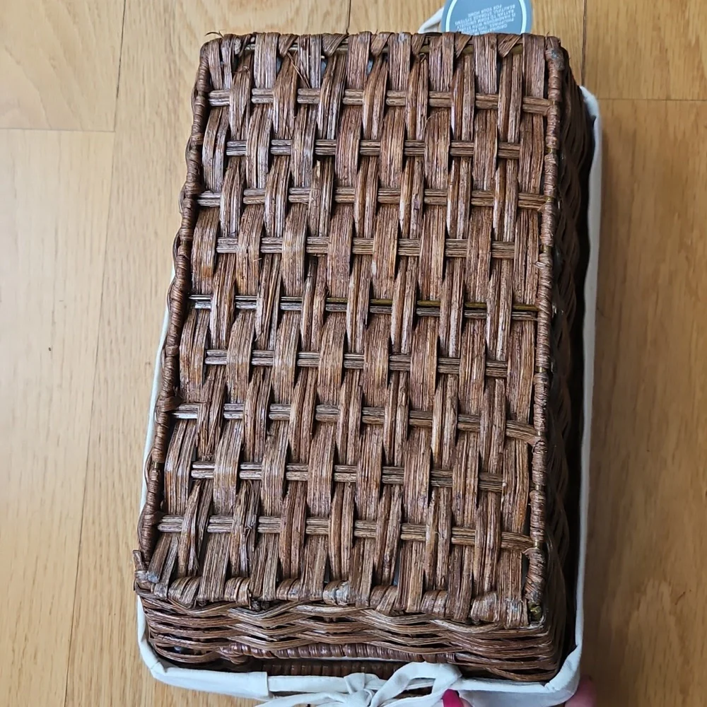 Rattan Decorative & Functional Baskets Set of 2
